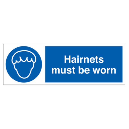 Hairnets Must Be Worn Sign (30321V)